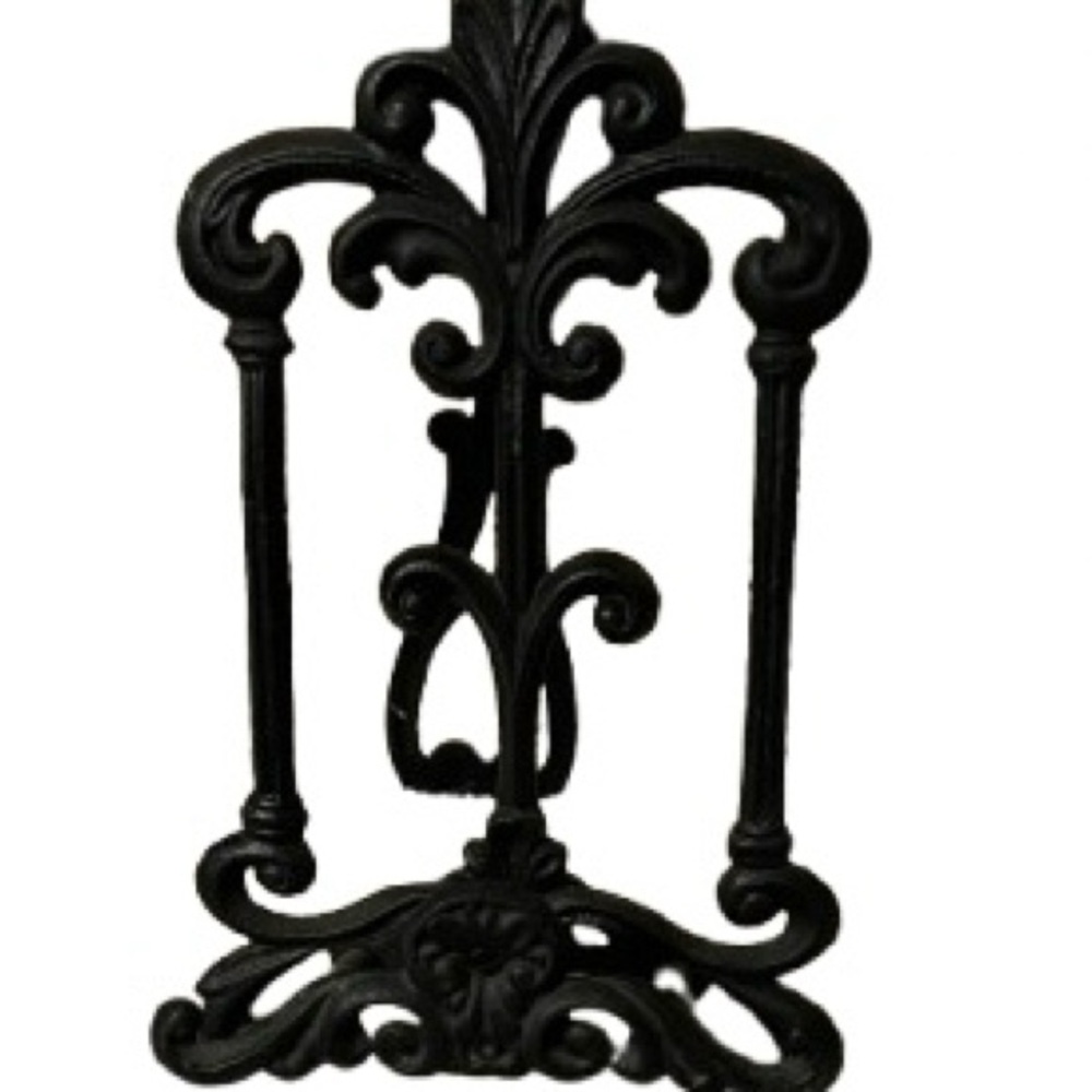 Elegant Black Cast Iron small easel